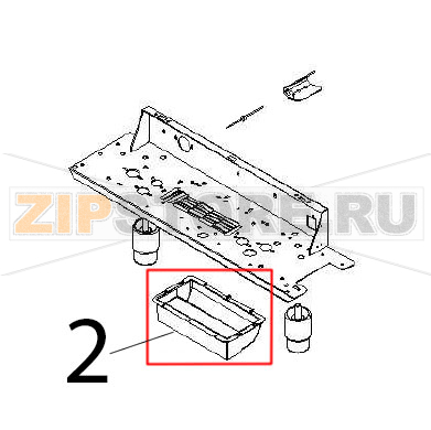 Air box Angelo Po BX101E Air box Angelo Po BX101EЗапчасть на деталировке под номером: 2