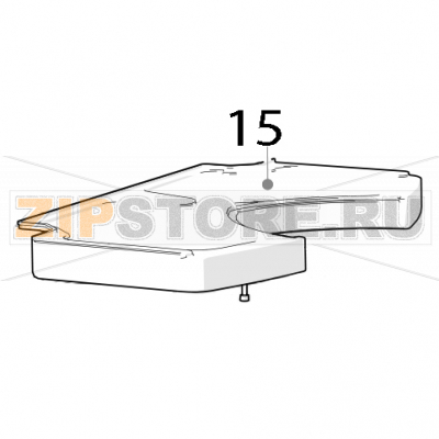 Flat cover Zumex Essential pro Flat cover Zumex Essential proЗапчасть на деталировке под номером: 15