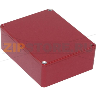 Корпус 120x94x42 мм, материал: алюминий, красный, 1 шт Hammond 1590BBSRD 