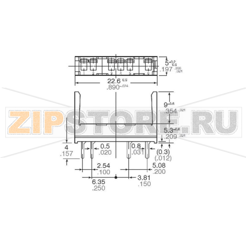 Разъём для реле, 1 шт Panasonic PA1APS 