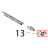 Supporto cerniera DX Angelo Po 191PD1G