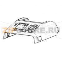 Cover Assembly for Standard Models without LCD Zebra ZD620 Direct Thermal
