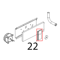 Nuovo supporto premistoppa zincato Unox XV 703G