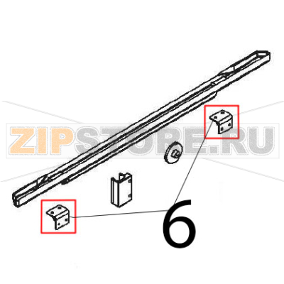 Hinge Angelo Po FX61E2 Hinge Angelo Po FX61E2Запчасть на деталировке под номером: 6