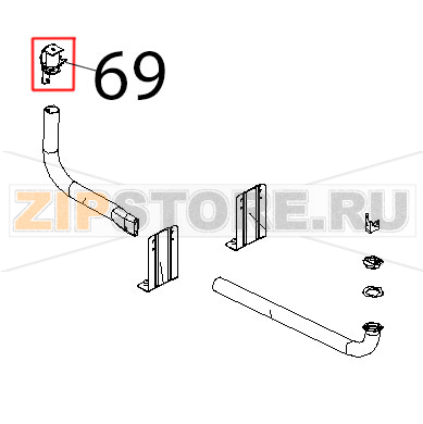 Attuatore 230 V Unox XV 703G Attuatore 230 V Unox XV 703GЗапчасть на деталировке под номером: 69