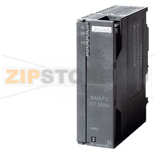 SIMATIC DP, IM153-1, ИНТЕРФЕЙСНЫЙ МОДУЛЬ ДЛЯ ET 200M: ВСТРОЕННЫЙ ИНТЕРФЕЙС PROFIBUS-DP/ 9-ПОЛЮСНОЕ ГНЕЗДО СОЕДИНИТЕЛЯ D-ТИПА, DP V1, ДО 12 МБИТ/С, ДО 8 СИГНАЛЬНЫХ МОДУЛЕЙ S7-300 НА СТАНЦИЮ Siemens 6ES7153-1AA03-0XB0 