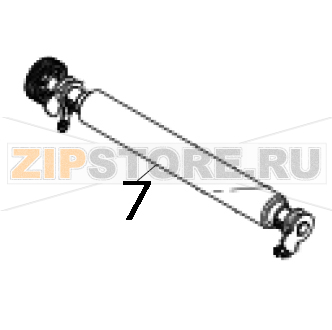 Platen roller assy, 300 DPI/ 600 DPI TSC TX310 Platen roller assy, 300 DPI/ 600 DPI TSC TX310Запчасть на деталировке под номером: 7