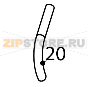 Drain pipe Tecnoinox FR70E7 Drain pipe Tecnoinox FR70E7Запчасть на деталировке под номером: 20
