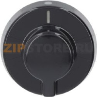 KNOB NARDI TYPE BLACK ø 39 mm