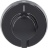 KNOB NARDI TYPE BLACK ø 39 mm