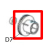 Roller-speed sensor cover Godex T10