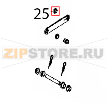 Bushing Rollmatic CP 42 Bushing Rollmatic CP 42Запчасть на деталировке под номером: 25