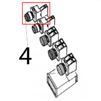 Stop push button Angelo Po C165D