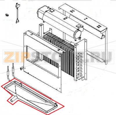 Cond. tray Sagi KTIB2  Cond. tray Sagi KTIB2Запчасть на 