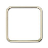 Кольцо с откидной крышкой для накладок 50x50 мм, слоновая кость ABB 2CKA001726A0236