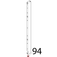 Distanziale in ottone sup/inf porta Tecnoeka KF 1010 EV UD
