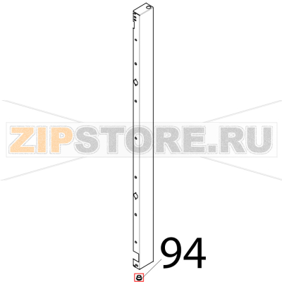 Distanziale in ottone sup/inf porta Tecnoeka KF 1010 EV UD Distanziale in ottone sup/inf porta Tecnoeka KF 1010 EV UDЗапчасть на деталировке под номером: 94