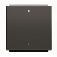 Клавиша для одноклавишных выключателей/переключателей/кнопок с символом "I/O", чёрный бархат ABB 2CLA850120A1501