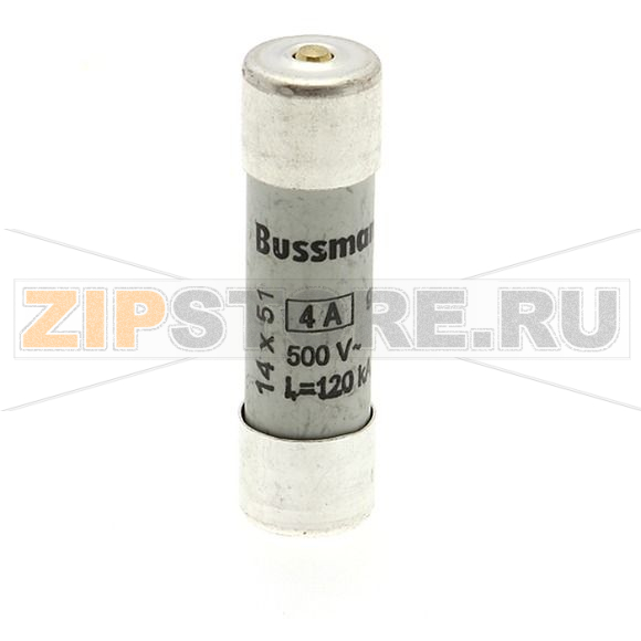 Предохранитель, 4 A, AC 690 В, 80 кА, 14x51 мм, gL/gG, IEC Eaton CYLINDRICAL FUSE 14x51 4A GG 6 