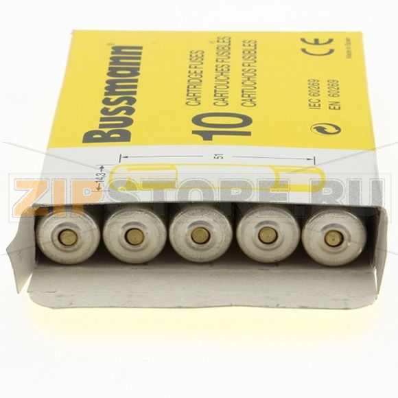 Предохранитель, 4 A, AC 690 В, 80 кА, 14x51 мм, gL/gG, IEC Eaton CYLINDRICAL FUSE 14x51 4A GG 6 