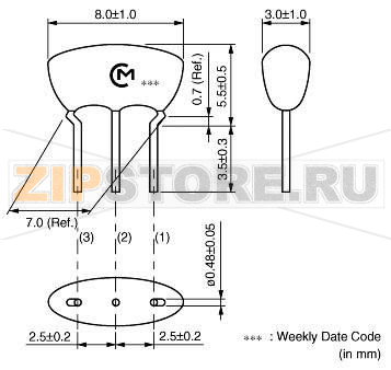 Резонатор 4 МГц Murata CSTLS4M00G53-A0 