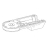 Lower Gearcase Empire Red KitchenAid K45