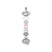 Steel pin M4-­M6 for increment screw Saeco Talea Giro