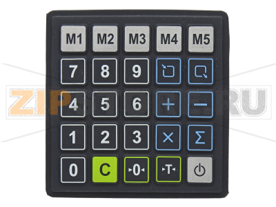 Накладка клавиатуры для весов CAS ER II (KEY BOARD PAD) Накладка клавиатуры для весов CAS ER II (KEY BOARD PAD)
