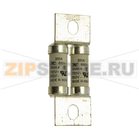 Предохранитель, 200 A, AC 690 В, DC 500 В, 200 кА, BS88, 37x94 мм, aR, BS Eaton 200A 690V AC TYPE 