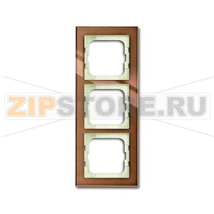Рамка трехместная, бронзовое стекло ABB 2CKA001754A4545 