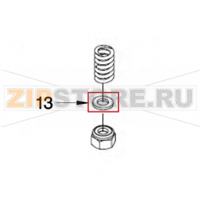 Washer KitchenAid K45 Washer KitchenAid K45

Запчасть на сборочном чертеже под номером: 13

Название запчасти KitchenAid на английском языке: Washer KitchenAid K45