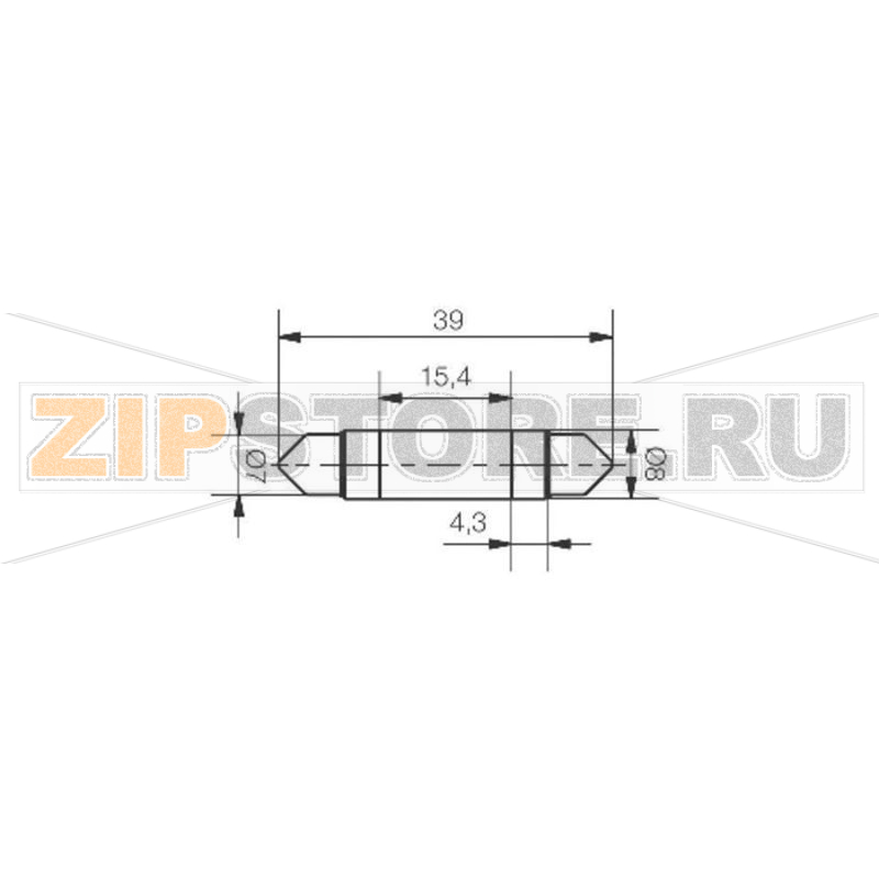 Лампа светодиодная 12 В/DC, 12 В/AC, салонная, синяя, 260 мкд Signal-Construct MSOE083942 
