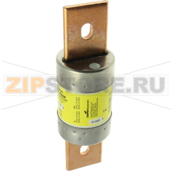 Предохранитель, 350 A, AC 600 В, 300 кА, 54x151 мм, J, UL, с задержкой Eaton LOW PEAK CLASS J T/D 
