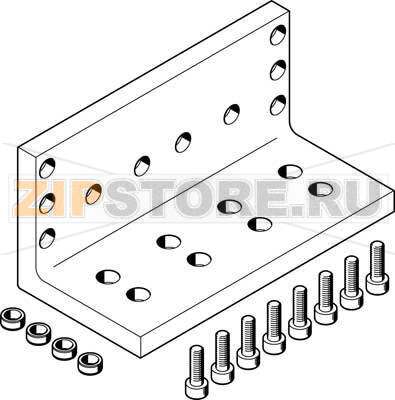 Комплект переходников Festo HMVW-DL40 
