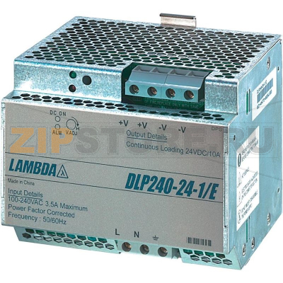 Блок питания на DIN-рейку 24 В, 10 А, 240 Вт TDK-Lambda DLP-240-24-1/E 