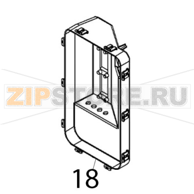 Coperchio protezione display Angelo Po AT61EW Coperchio protezione display Angelo Po AT61EWЗапчасть на деталировке под номером: 18