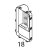 Coperchio protezione display Angelo Po AT61EW