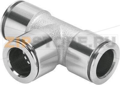 Тройник с цанговым зажимом Festo NPQM-T-Q14-E-P10 