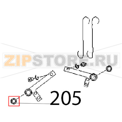 Cuscinetto per leve sollevamento Angelo Po KD130EAT Cuscinetto per leve sollevamento Angelo Po KD130EATЗапчасть на деталировке под номером: 205