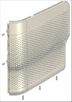 ЛЕВАЯ КРЫШКА SOUL 2 — ЦВЕТ ПЕСОЧНЫЙ