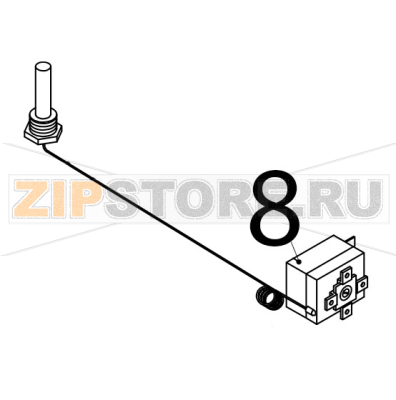 Tank thermostat Silanos N700 PS Tank thermostat Silanos N700 PSЗапчасть на деталировке под номером: 8