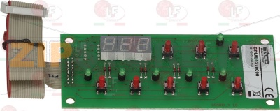 КЛАВИАТУРА ЭЛЕКТРОННОЙ ПЛАТЫ 123 Х 56 ММ 