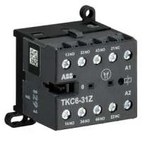 Миниконтактор TКC6-31Z, 3 А, 400 В, AC3, катушка: 77-143 В/DC ABB GJH1213061R6312