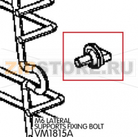 M6 lateral supports fixing bolt Unox XFT 195