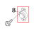 One way clutch FRT-NE12 Toshiba TEC B-852-TS22-QP-R