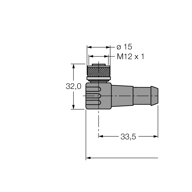 Кабель PROFIBUS Turck WKSW451-15M 
