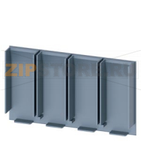 insulating plate extended 4-pole 1 unit accessory for: 3VA4/5 125 Siemens 3VA9131-0WJ40