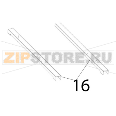 Rinforzo refrattario Zanolli Citizen PW 9+9/MC Rinforzo refrattario Zanolli Citizen PW 9+9/MCЗапчасть на деталировке под номером: 16