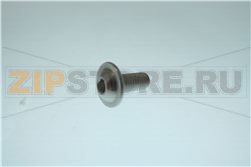 VITE T.BOMBATA CE con flangia M5x12 INOX 