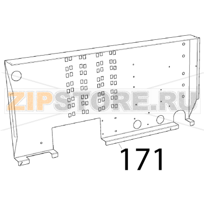 Portacomponenti el 5 motori Unox XVC 1005EP Portacomponenti el 5 motori Unox XVC 1005EPЗапчасть на деталировке под номером: 171